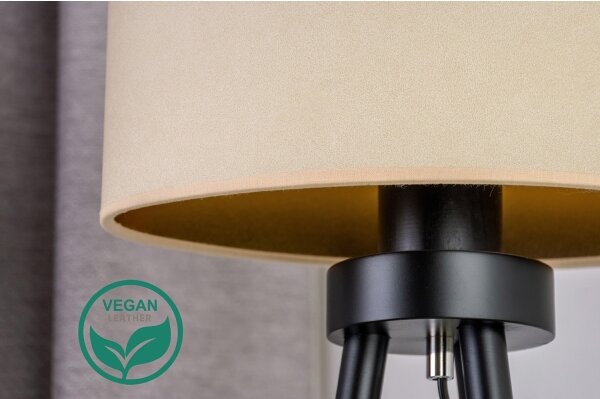 Duolla - Lampada da tavolo OVAL VEGAN 1xE27/15W/230V diametro 30 cm color crema