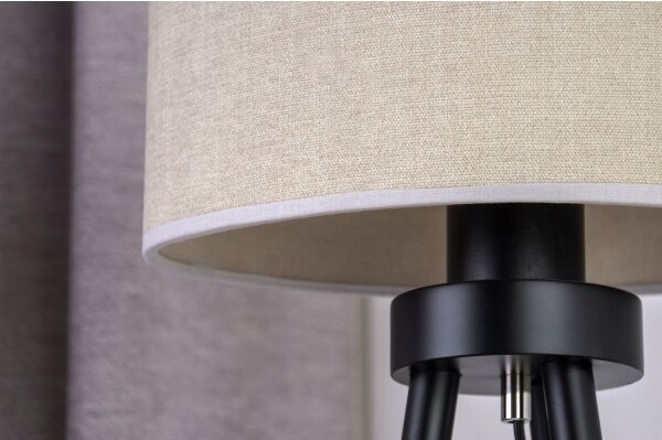 Duolla - Lampada da tavolo OVAL 1xE27/15W/230V diametro 30 cm grigio