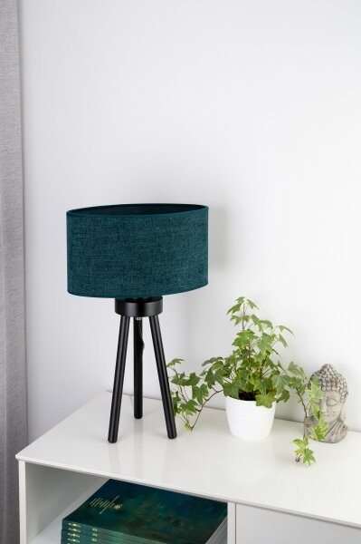 Duolla - Lampada da tavolo OVAL 1xE27/15W/230V diametro 30 cm verde