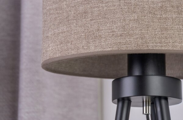 Duolla - Lampada da tavolo OVAL 1xE27/15W/230V diametro 30 cm marrone