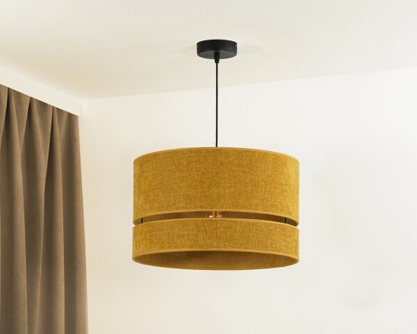 Duolla - Lampadario a sospensione con filo DOUBLE 1xE27/15W/230V diametro 40 cm arancione