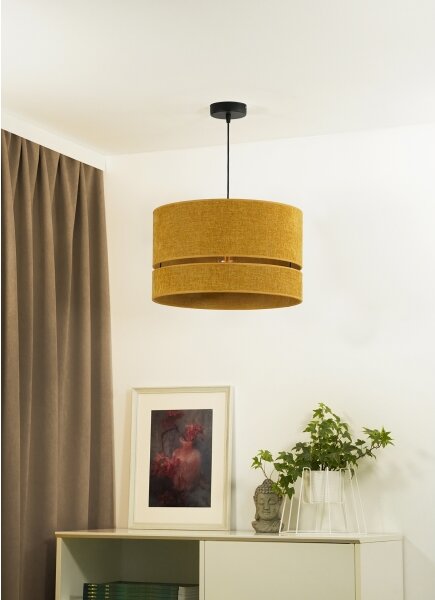 Duolla - Lampadario a sospensione con filo DOUBLE 1xE27/15W/230V diametro 40 cm arancione