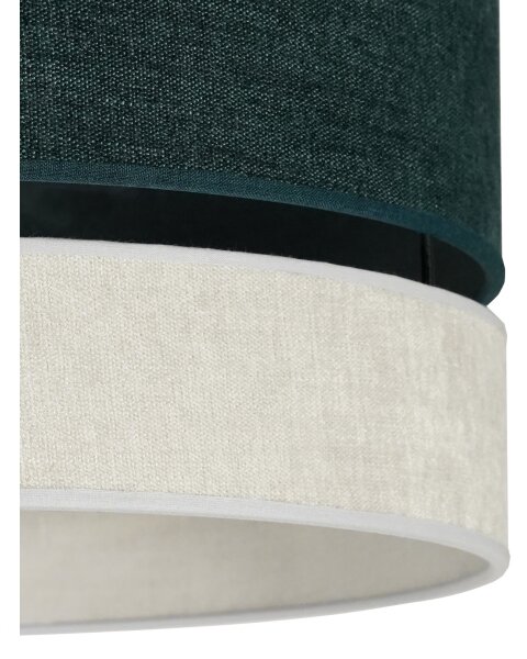 Duolla - Lampadario a plafone DOUBLE 1xE27/15W/230V diametro 40 cm verde/grigio