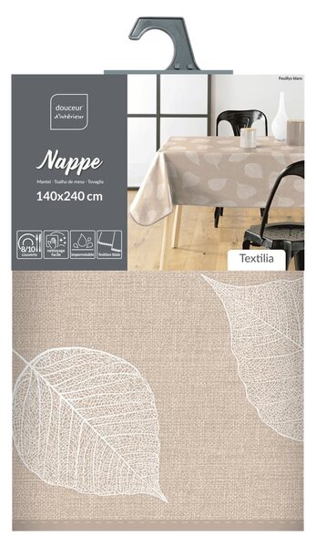 Tovaglia adatta per pulizia con panno umido 140x240 cm Feuillys – douceur d'intérieur