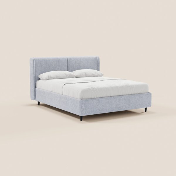 VALKIRIA letto di design con vano contenitore e testiera avvolgente -