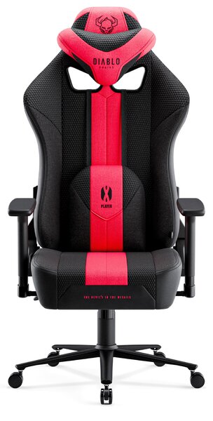 Sedia da gaming Diablo X-Player 2.0 In Materiale King Size: Cremisi-Antracite