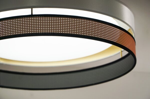 Duolla- Plafoniera LED ROLLER DUO SHINY LED/24W/230V diametro 45 cm bianco/rame