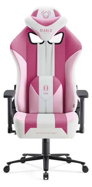 Sedia da gaming Diablo X-Player 2.0 In Materiale Normal Size: Marshmallow Pink