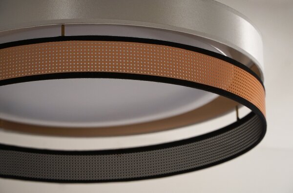 Duolla- Plafoniera LED ROLLER DUO SHINY LED/24W/230V diametro 45 cm bianco/rame