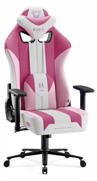 Sedia da gaming Diablo X-Player 2.0 In Materiale Normal Size: Marshmallow Pink