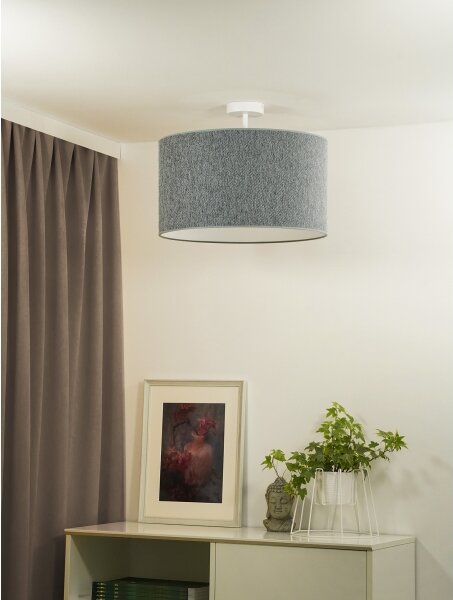 Duolla - Lampadario a plafone ROLLER ECO RECYCLING 1xE27/15W/230V diametro 45 cm verde
