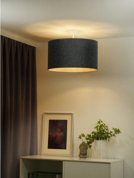 Duolla - Lampadario a plafone ROLLER ECO RECYCLING 1xE27/15W/230V diametro 45 cm verde
