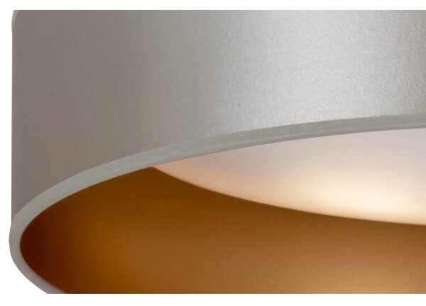 Duolla - Plafoniera LED ROLLER LED/24W/230V diametro 45 cm argento/oro