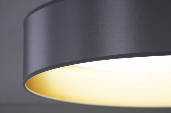 Duolla - Plafoniera LED ROLLER LED/24W/230V diametro 45 cm argento/oro