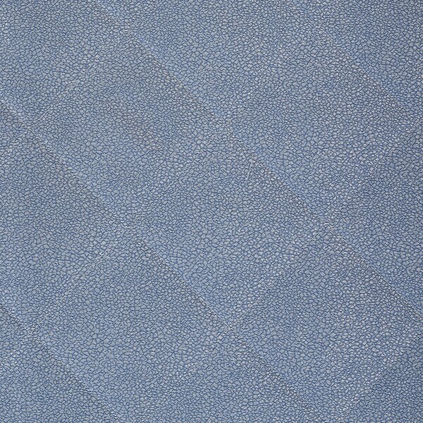 Copriletto Primaverile MATRIMONIALE Lagoon BLU Raso Jacquard Caleffi