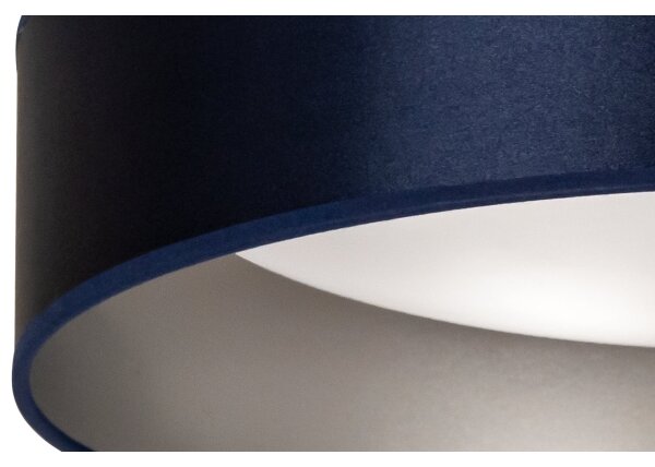 Duolla - Plafoniera LED ROLLER LED/24W/230V diametro 45 cm blu/argento