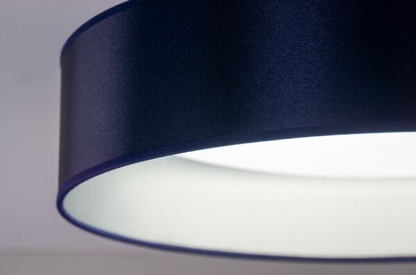 Duolla - Plafoniera LED ROLLER LED/24W/230V diametro 45 cm blu/argento
