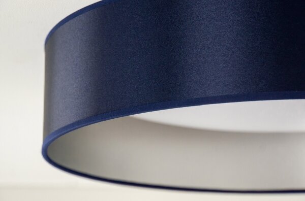 Duolla - Plafoniera LED ROLLER LED/24W/230V diametro 45 cm blu/argento
