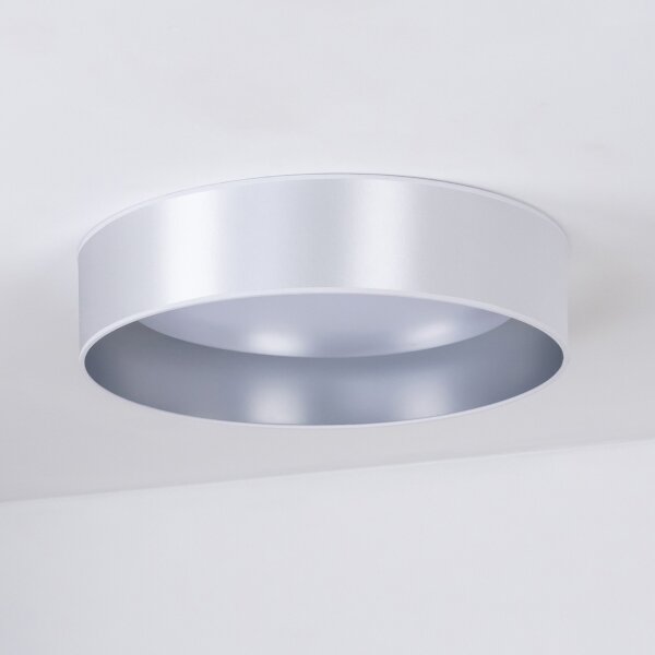 Duolla - Plafoniera LED ROLLER LED/24W/230V diametro 45 cm argento