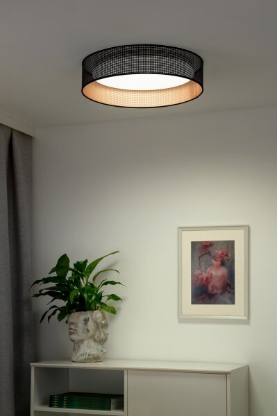 Duolla - Plafoniera LED ROLLER LED/24W/230V diametro 45 cm nero/rame
