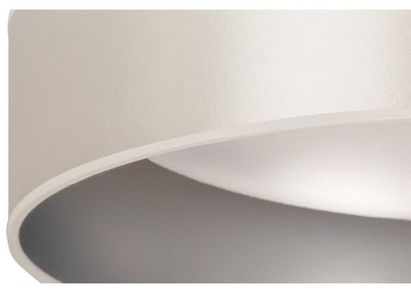 Duolla - Plafoniera LED ROLLER LED/24W/230V diametro 45 cm argento
