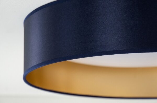 Duolla - Plafoniera LED ROLLER LED/24W/230V diametro 45 cm blu/oro