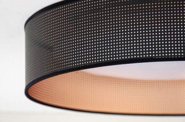 Duolla - Plafoniera LED ROLLER LED/24W/230V diametro 45 cm nero/rame