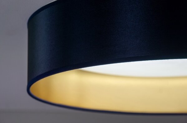 Duolla - Plafoniera LED ROLLER LED/24W/230V diametro 45 cm blu/oro