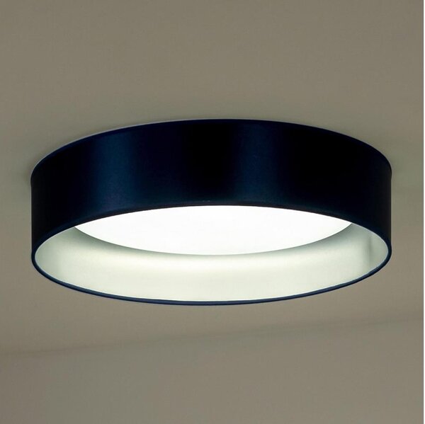 Duolla - Plafoniera LED ROLLER LED/24W/230V diametro 45 cm blu/argento