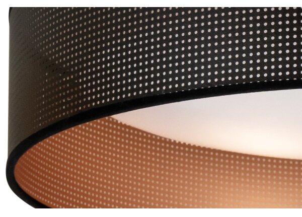 Duolla - Plafoniera LED ROLLER LED/24W/230V diametro 45 cm nero/rame