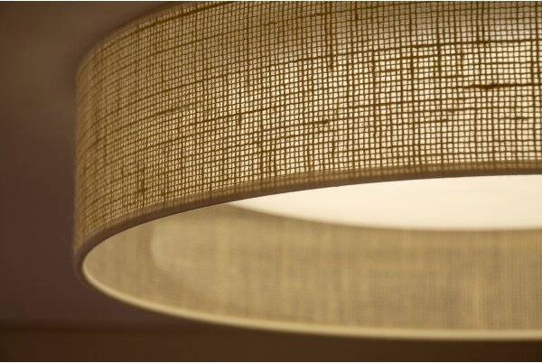 Duolla - Plafoniera LED ROLLER LED/24W/230V diametro 45 cm beige