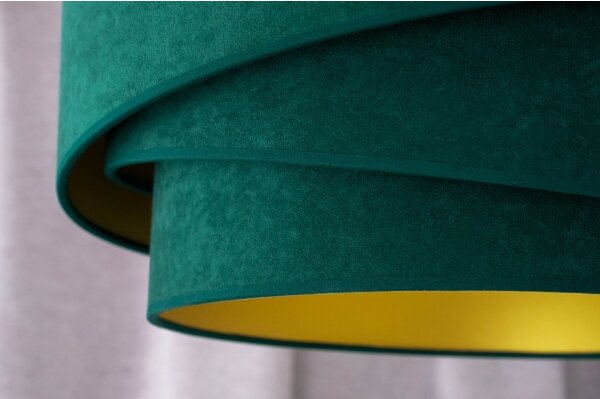 Duolla - Lampadario a plafone KOBO 1xE27/15W/230V diametro 45 cm verde
