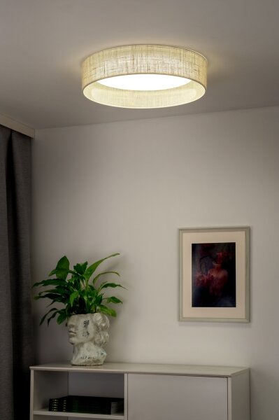 Duolla - Plafoniera LED ROLLER LED/24W/230V diametro 45 cm beige
