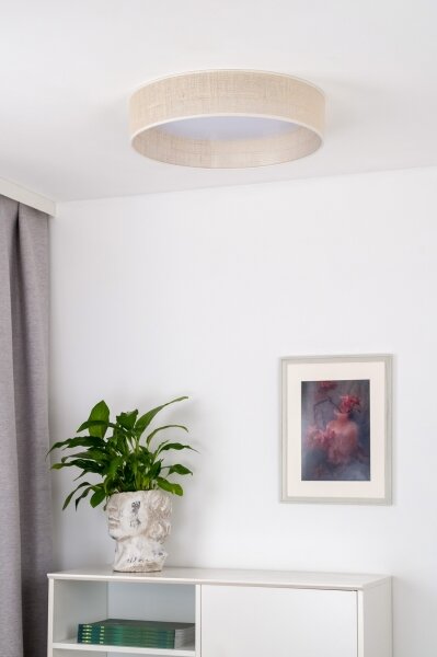 Duolla - Plafoniera LED ROLLER LED/24W/230V diametro 45 cm beige