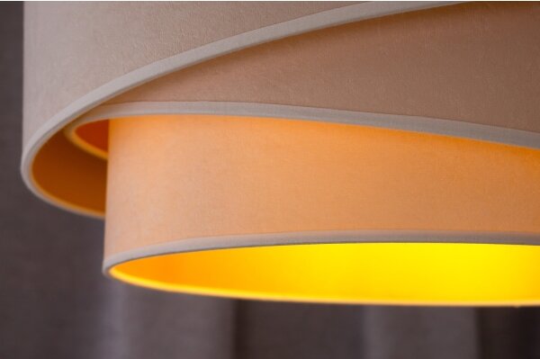 Duolla - Lampadario a plafone KOBO 1xE27/15W/230V diametro 45 cm color crema