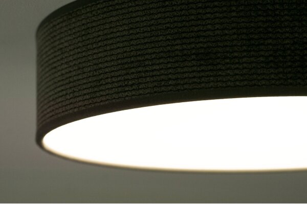 Duolla - Plafoniera LED CORTINA LED/26W/230V diametro 30 cm 4000K marrone