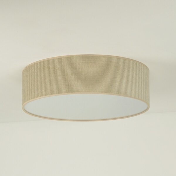 Duolla - Plafoniera LED CORTINA LED/26W/230V diametro 45 cm 4000K beige