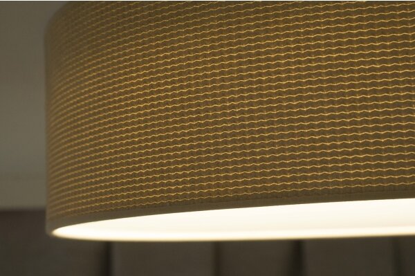 Duolla - Plafoniera LED CORTINA LED/26W/230V diametro 45 cm 4000K beige