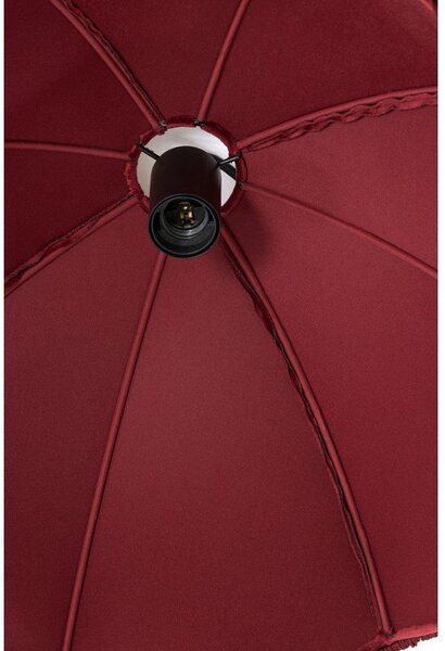 Lampadario bordeaux con paralume in tessuto ø 60 cm Malacia - Light & Living