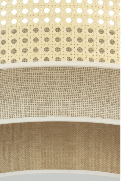 Duolla - Plafoniera LED LUNETA LED/26W/230V diametro 60 cm 4000K rattan/beige