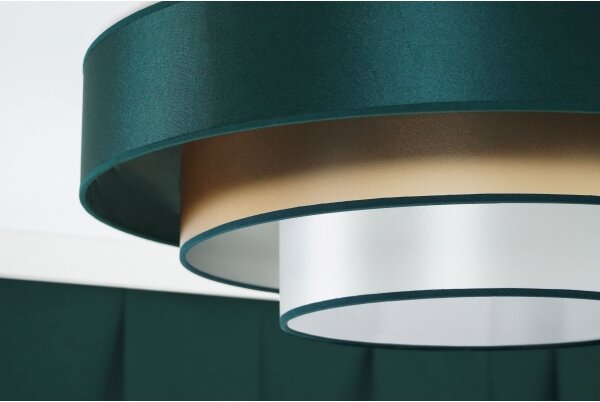 Duolla - Plafoniera LED LUNETA LED/26W/230V diametro 60 cm 4000K verde/oro