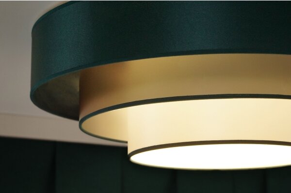 Duolla - Plafoniera LED LUNETA LED/26W/230V diametro 60 cm 4000K verde/oro