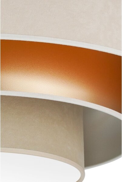 Duolla - Plafoniera LED LUNETA LED/26W/230V diametro 60 cm 4000K color crema/oro