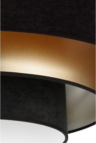 Duolla - Plafoniera LED LUNETA LED/26W/230V diametro 60 cm 4000K nero/oro