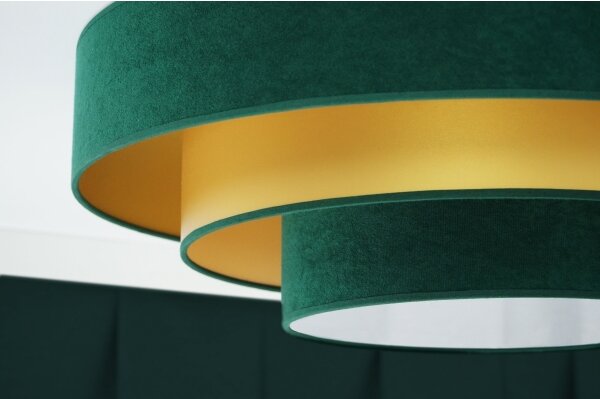 Duolla - Plafoniera LED LUNETA LED/26W/230V diametro 60 cm 4000K verde/oro