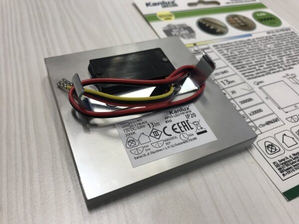Kanlux 27370 - Lampada LED per scale APUS con sensore LED/0,8W/12V 3000K