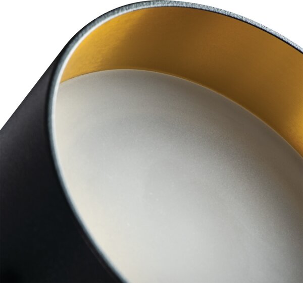 Kanlux 29232 - Lampada da incasso GOVIK GU10/10W nero/oro