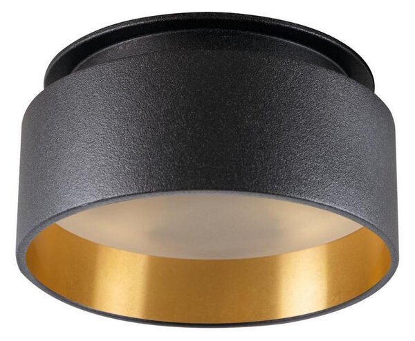 Kanlux 29232 - Lampada da incasso GOVIK GU10/10W nero/oro