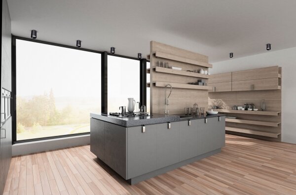 Kanlux 27567 - Plafoniera RITI 1xGU10/25W/230V nera