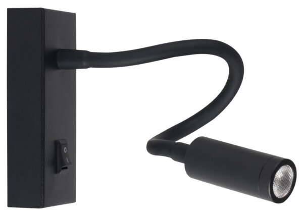 Kanlux 32522 - Lampada LED flessibile TONIL LED/2,7W/230V nera